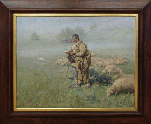 Joža Úprka, Nedělní ráno, 1896, olej