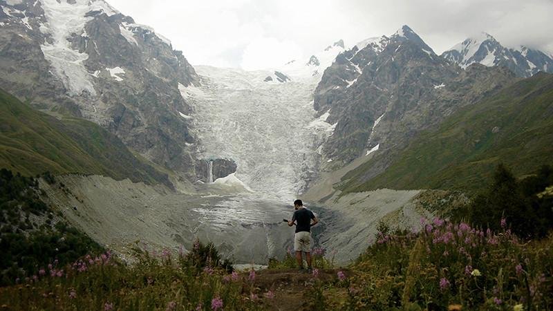 Oto Hudec, Concert for Adishi Glacier, 2018, video 